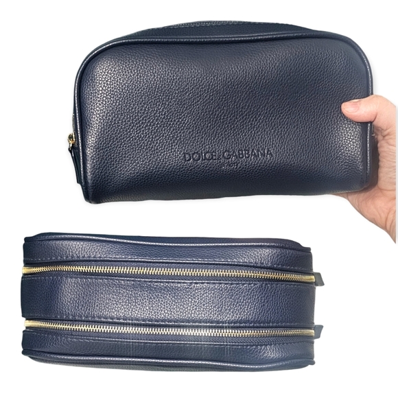 Dolce & Gabbana Other - Dolce & Gabbanna Navy Blue Toiletry Bag